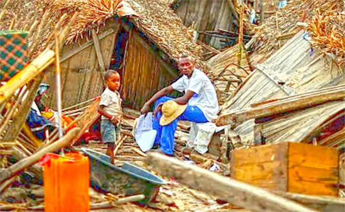 Les populations dans le désarroi après le passage du cyclone