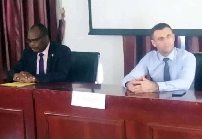 Gontran Ondzotto et Sergueï Ivanovitch Filonenko