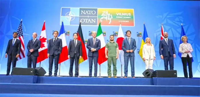Les dirigeants des Etats membres de l’OTAN font bloc en faveur de l’Ukraine Les dirigeants des Etats membres de l’OTAN font bloc en faveur de l’Ukraine
