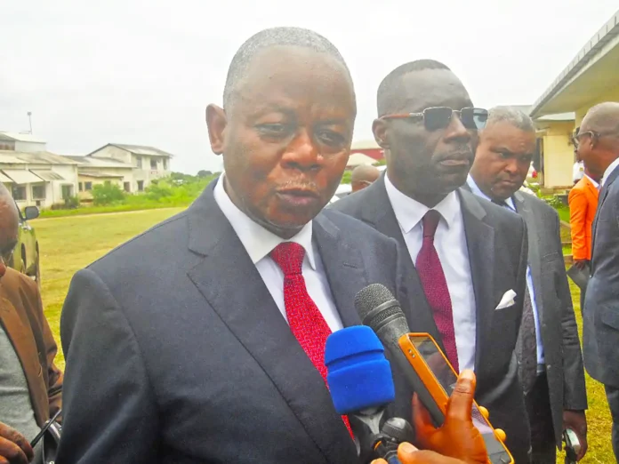 Le ministre Honoré Nsayi