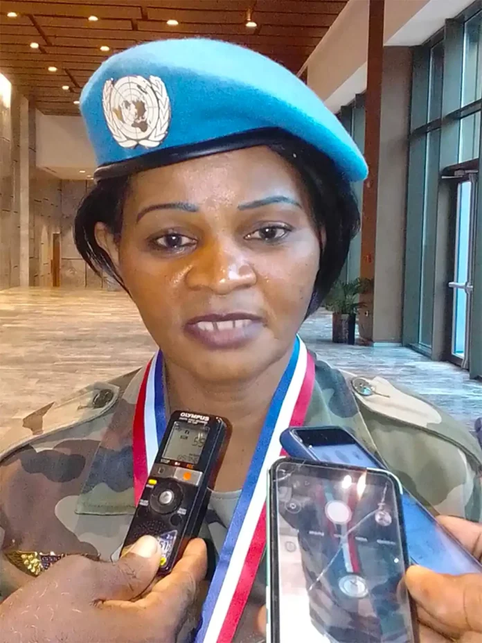 Colonel Aline Olga Lonzaniabeka