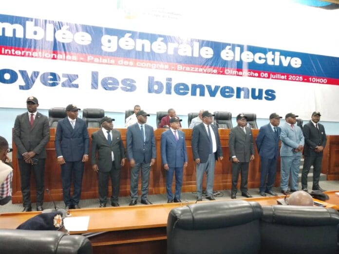 Les membres élus du Bureau exécutif national