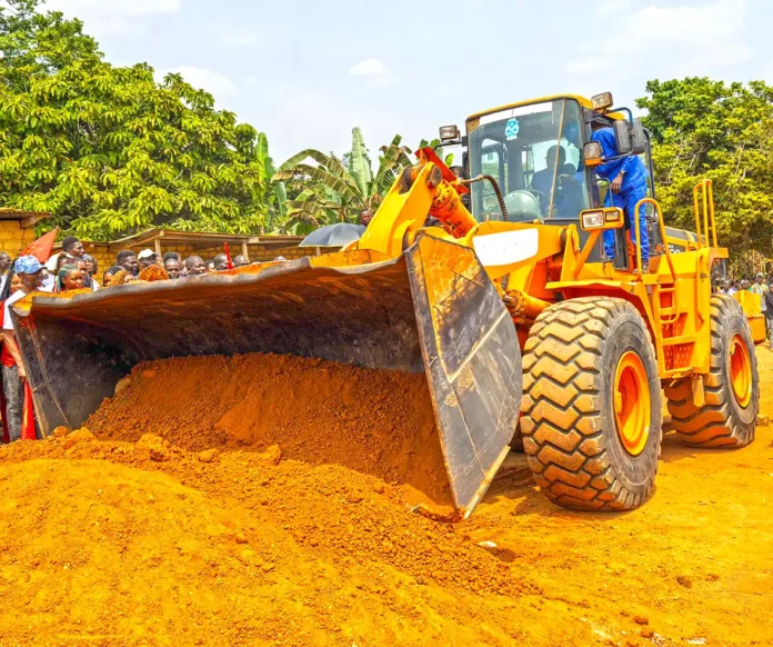 Le lancement des travaux d’aménagement et de recalibrage de la route Mpiem-Kindamba