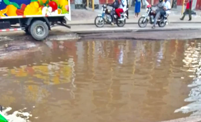 La dégradation de la route