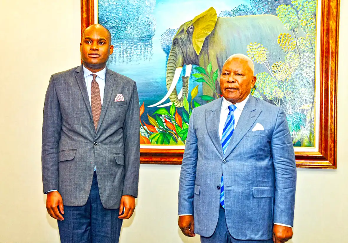 Tat Tienne Louembé et Isidore Mvouba