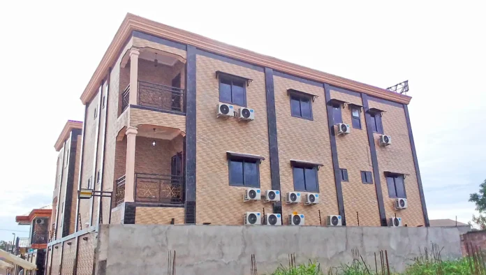L’immeuble abritant l’hôtel