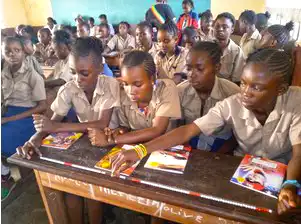 Les élèves en classe