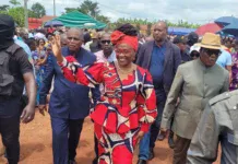 LEKOUMOU : Mme Mboukou-Kimbatsa Goma en apôtre de la paix