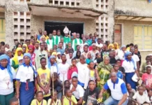 DIOCESE DE KINKALA : Guidés par leur évêque, les jeunes se sont ressourcés à Mbamou