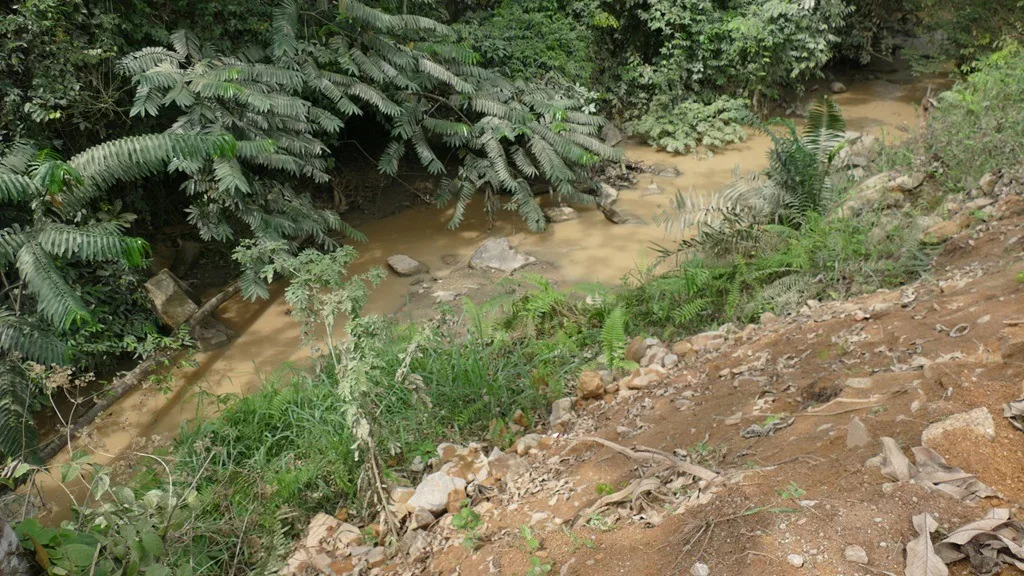 La vie a disparu dans cette riviere