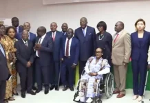 CONCERTATION : Le ministre d’Etat Pierre Oba dialogue avec les cadres de son secteur