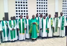 PAROISSE SAINT JEAN-BAPTISTE DE TALANGAI (ARCHIDIOCESE DE BRAZZAVILLE) : L’abbé Norbert Bouka Ossangué a dit au revoir à la communauté paroissiale